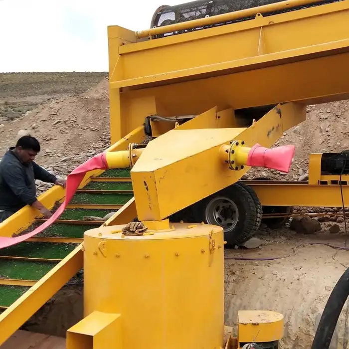 Mobile Gold Trommel Washing Plant Alluvial Gold Mining Machinery Manganese Ore Washing Plant