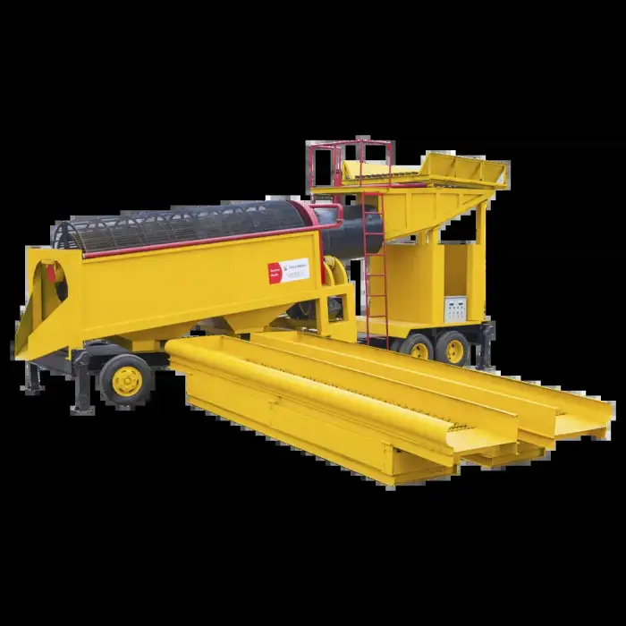 SINOLINKING Alluvial Gold Mining Trommel Machinery Processing Plant