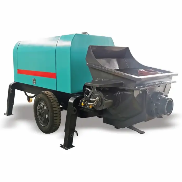 Diesel Engine Electric Portable Trailer Cement