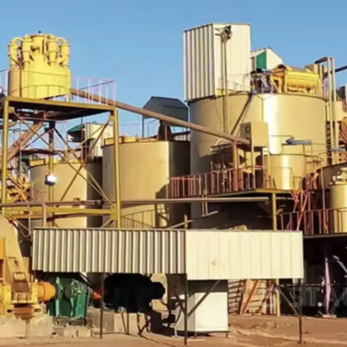 Gold Ore Beneficiation Plant Complete Production Plant Cil Cip Process