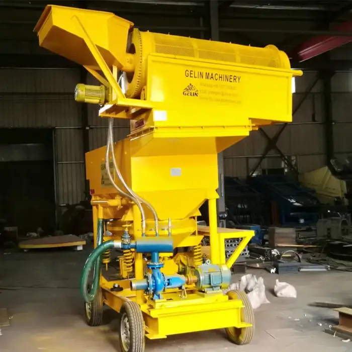 Mobile Gold Diamond Mining Machinery Gold Processing Plant