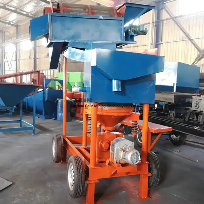 Mobile Gold Diamond Mining Machinery Gold Processing Plant