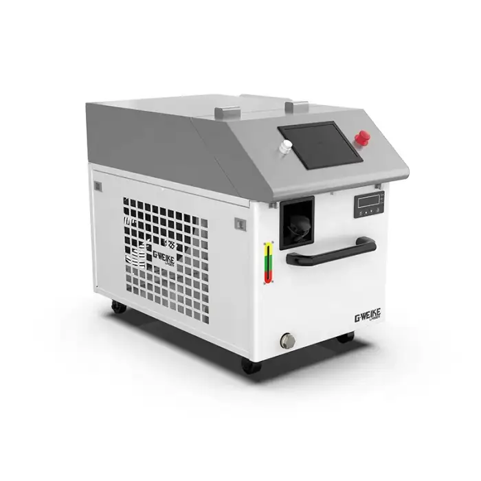 Gweike new type laser cleaning use for make the surface look like new thing 1000w,1500w,2000w  fiber laser cleaning machine