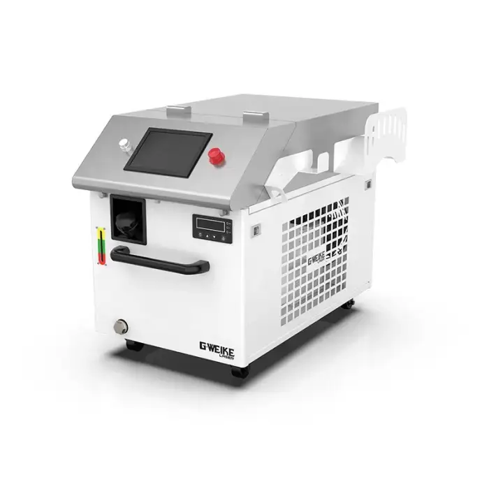 Gweike new type laser cleaning use for make the surface look like new thing 1000w,1500w,2000w  fiber laser cleaning machine