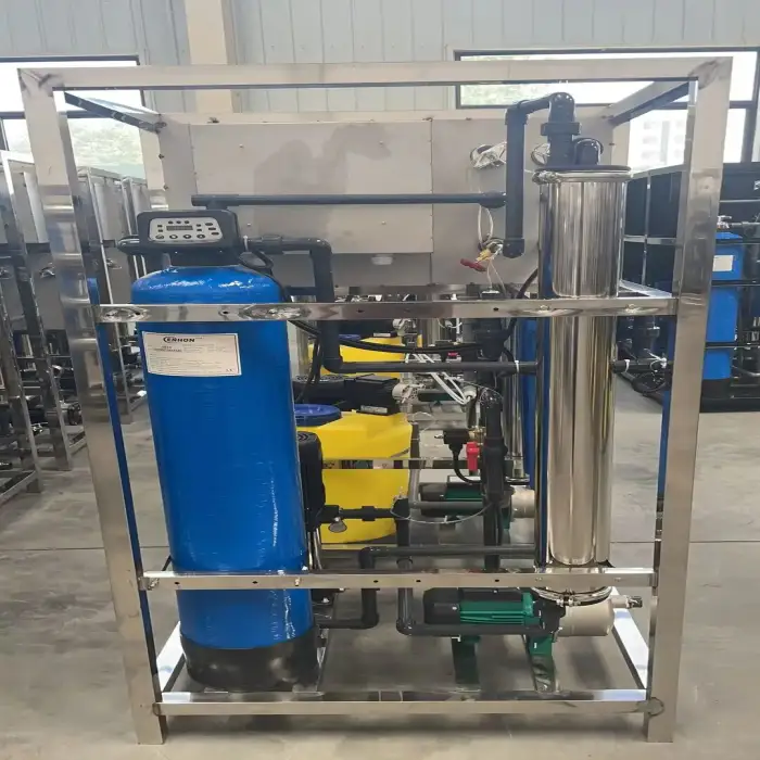 Commercial water purifier reverse osmosis 250LPH 500LPH industrial water treatment machinery osmoseur RO system