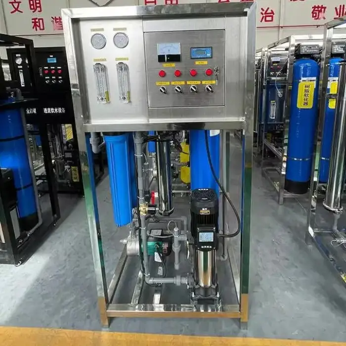 Commercial water purifier reverse osmosis 250LPH 500LPH industrial water treatment machinery osmoseur RO system