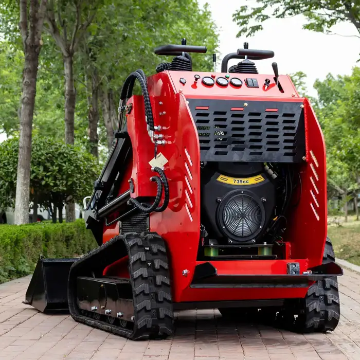 Big Power Compact Utility Tracked Crawler Mini Track Skid Steer Loader for Narrow Working Place