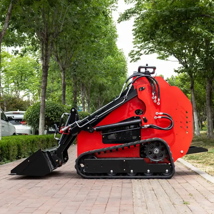 Sale Big Power Compact Utility Tracked Crawler Mini Track Skid Steer Loader for Narrow Working Place