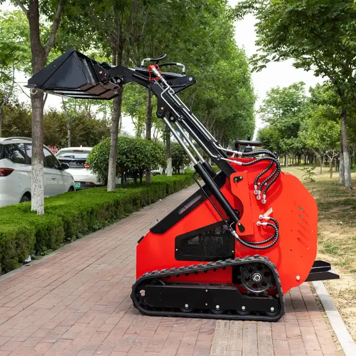 Sale Big Power Compact Utility Tracked Crawler Mini Track Skid Steer Loader for Narrow Working Place