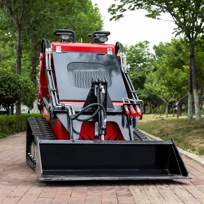 Big Power Compact Utility Tracked Crawler Mini Track Skid Steer Loader for Narrow Working Place