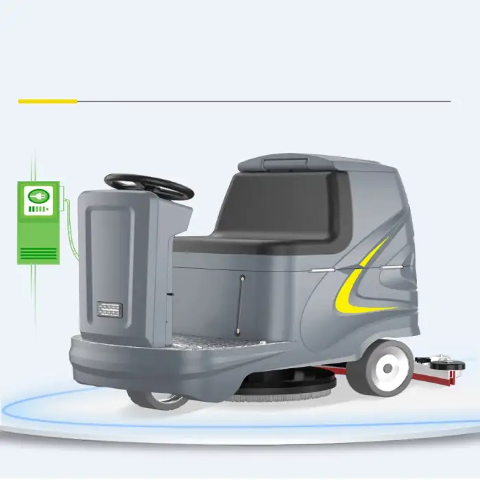 Floor Washing Cleaning Scrubber Machine fully Automatic Floor Cleaning Machine garage Cleaning Machine