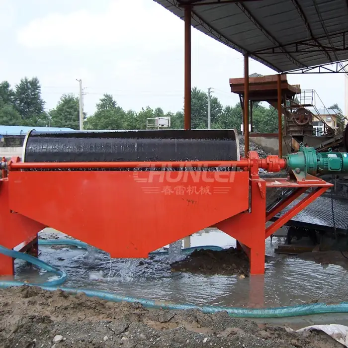 Tin Ore Wet Permanent Drum Magnetic Separation Machine Mining Equipment