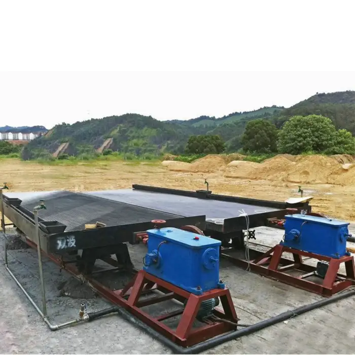 Shaking Table for Gold Concentrator High Efficiency Mineral Processing Machine Gold Mining Equipment