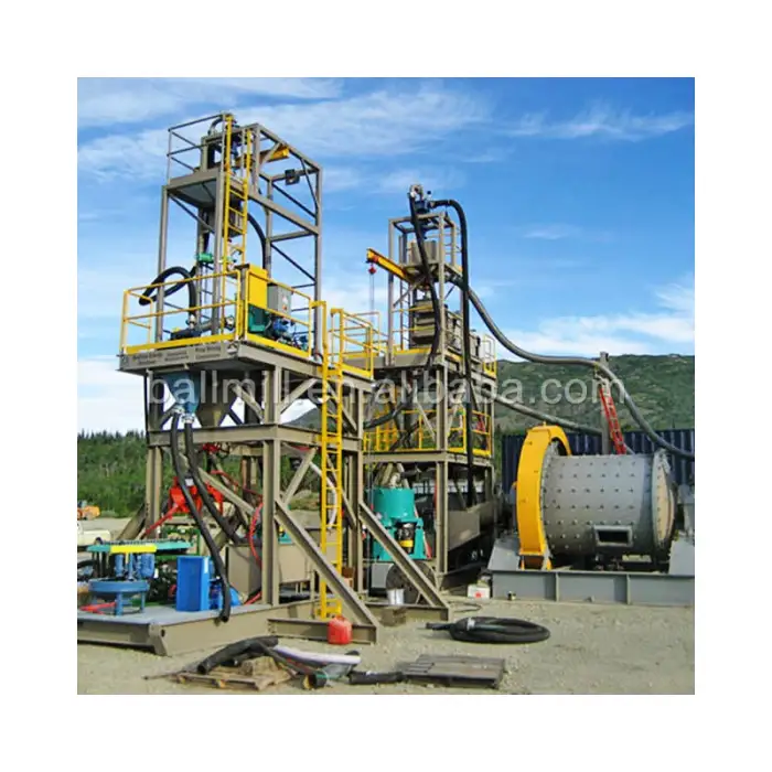 Gold Copper Ore Mining Equipment Processing Line Gold Copper Extracting Plant High Recovery Rate