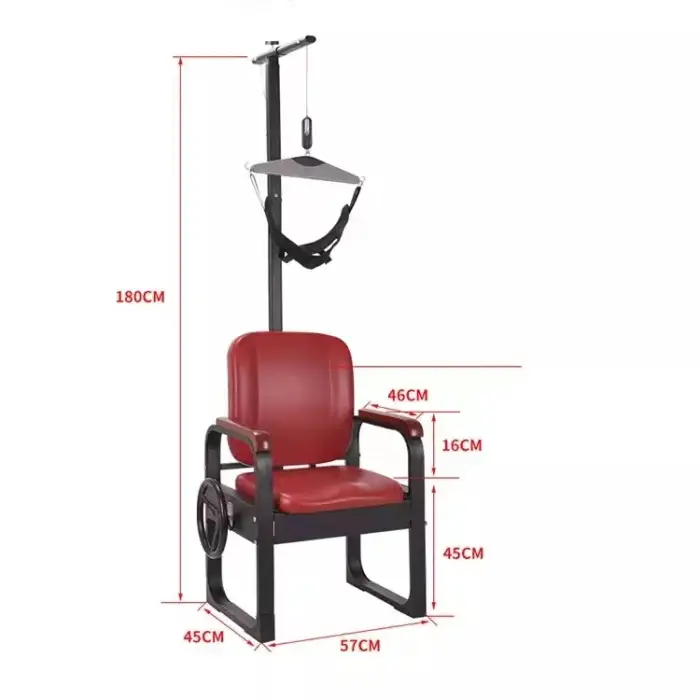 Comfortable Medical Physiotherapy Equipment Vertebra Cervical Rehabilitation Instrument Traction Chair