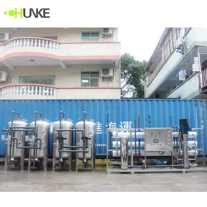 Filtration system solar powered ro water desalination industrial reverse osmosis system water purification filter treatment