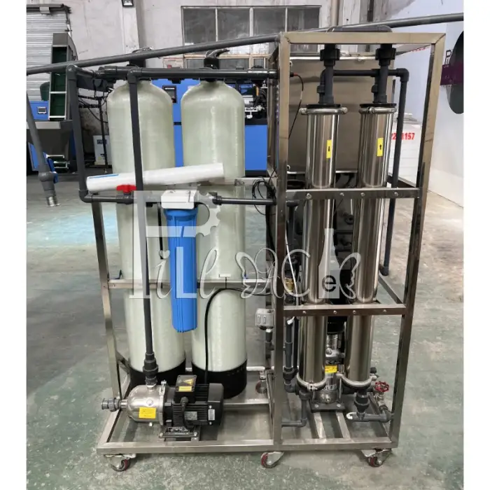 500LPH Drinking water RO Reverse Osmosis water treatment machine system with 4040 membrane