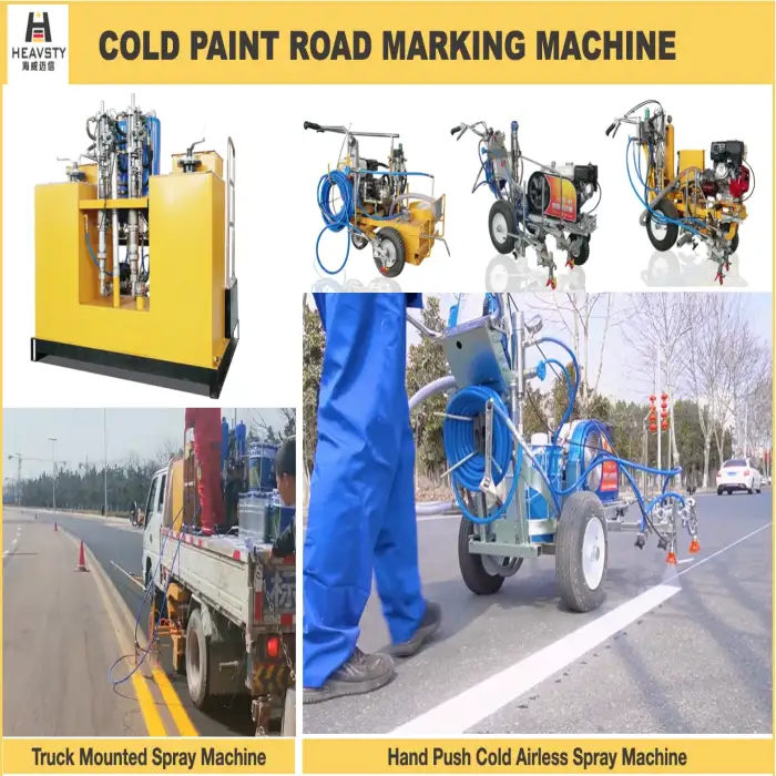 HW-D168 Popular new Style driving  cold plastic spray paint road marking machine equipment