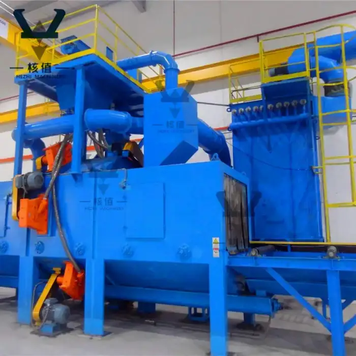 Abrator H Profile I Beam Roller Conveyor Type Wheel Shot blasting Machines Metal Blaster