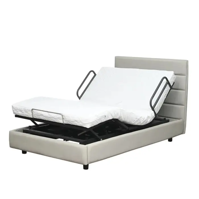 Electric 3 function high end home smart bed with comfortable soft mattress