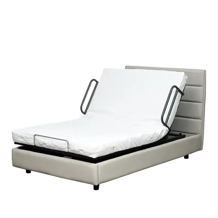 Electric 3 function high end home smart bed with comfortable soft mattress