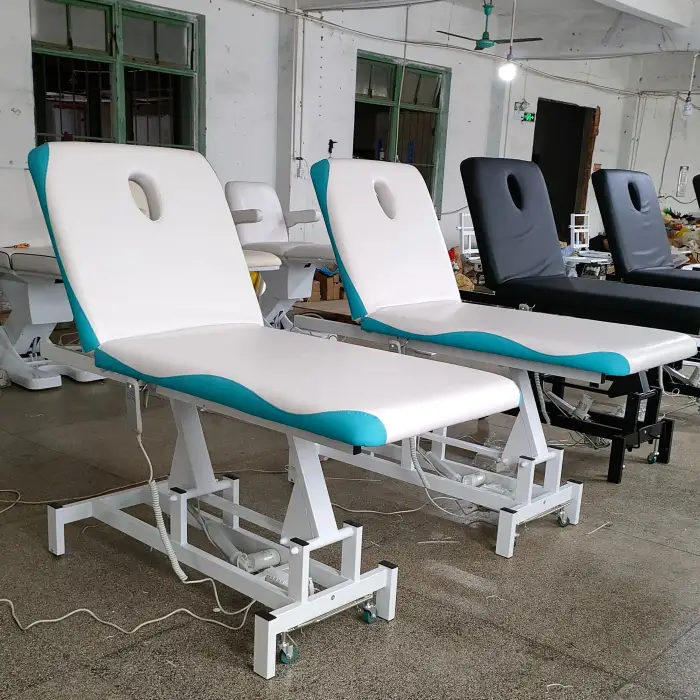 Xinman Electric Examination Bed Thermal Massage Chair Physiotherapy Electrically Operation Bobath Treatment Table