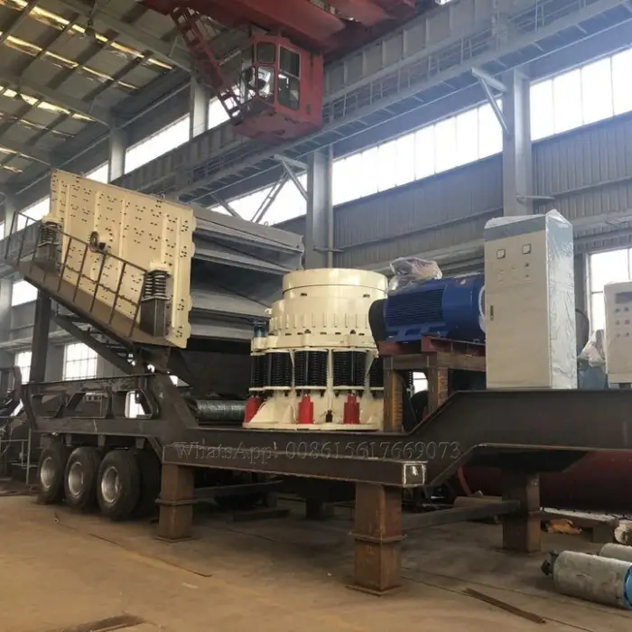 Mobile Crushing and Screening Plant Complex for Crushed Stone and Sand