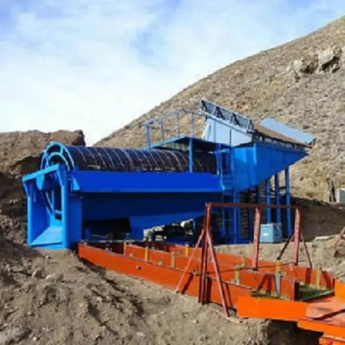 Gravity Separation Process Of Placer Gold Ore Gold Mine Processing Line