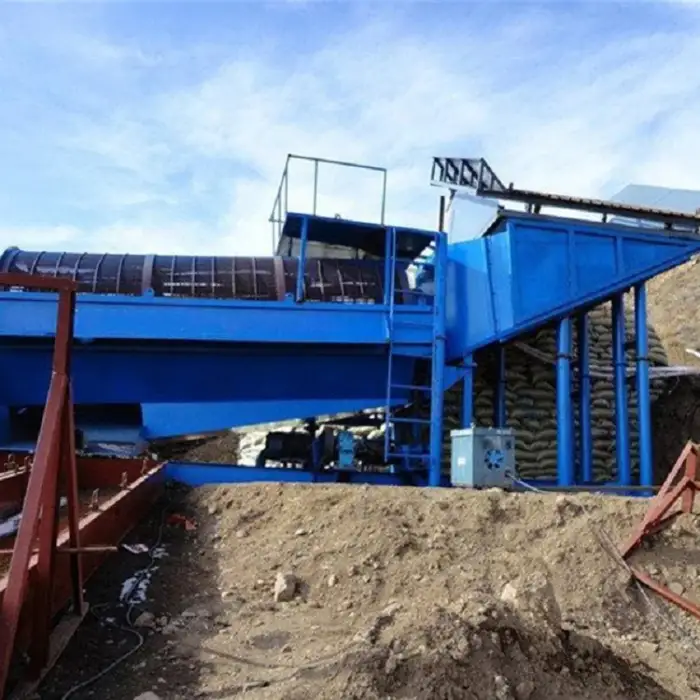 Gravity Separation Process Of Placer Gold Ore Gold Mine Processing Line