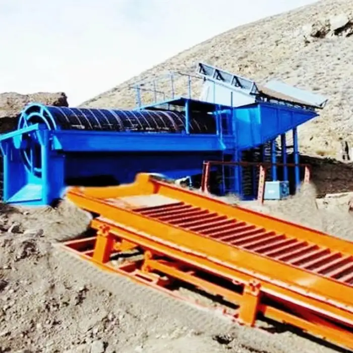 Gravity Separation Process Of Placer Gold Ore Gold Mine Processing Line