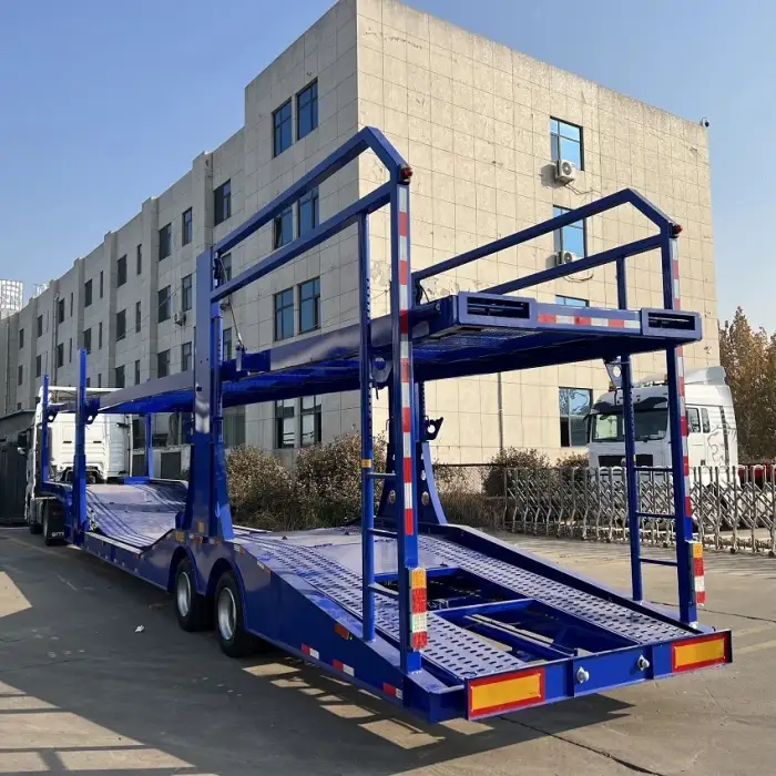 Good Quality Car Deliver Trailer Double Deck 8 place Car Carrier Trailer For Sale