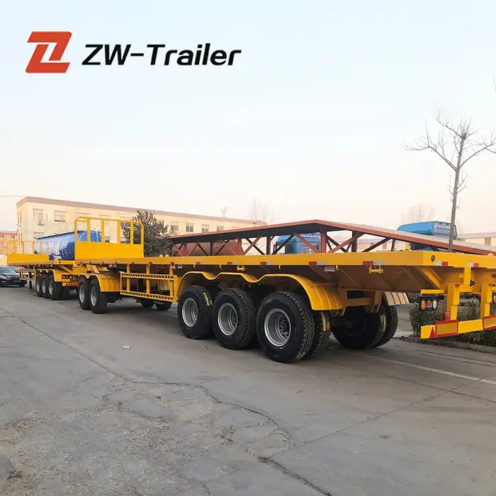 3 axles 40ft interlink trailer superlink semi trailer for sale