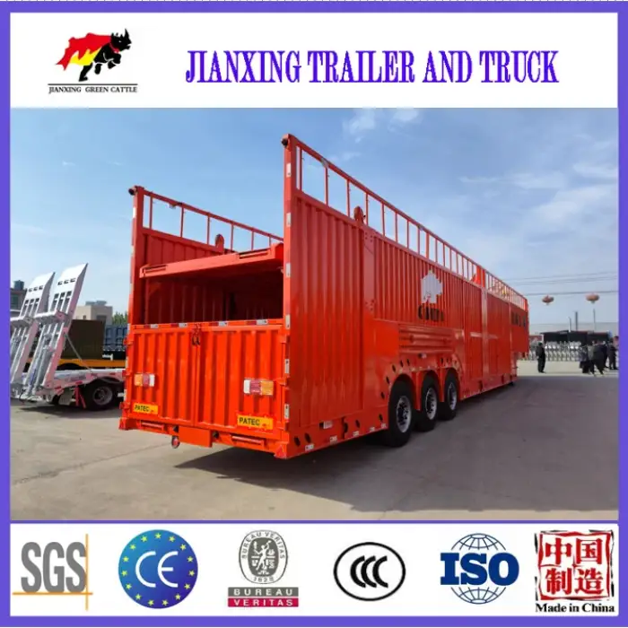 enclosed 2 Axle Double Floor Car Carrier Transport enclosed race car trailer with spare tires and tools