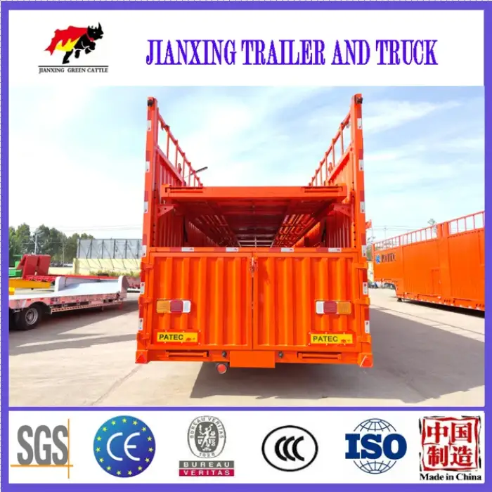 enclosed 2 Axle Double Floor Car Carrier Transport enclosed race car trailer with spare tires and tools