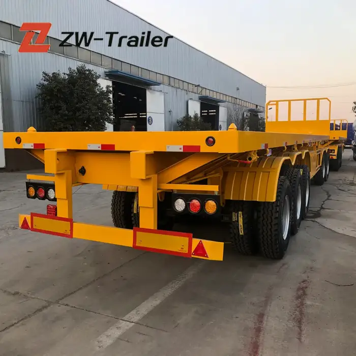 3 axles 40ft interlink trailer superlink semi trailer for sale