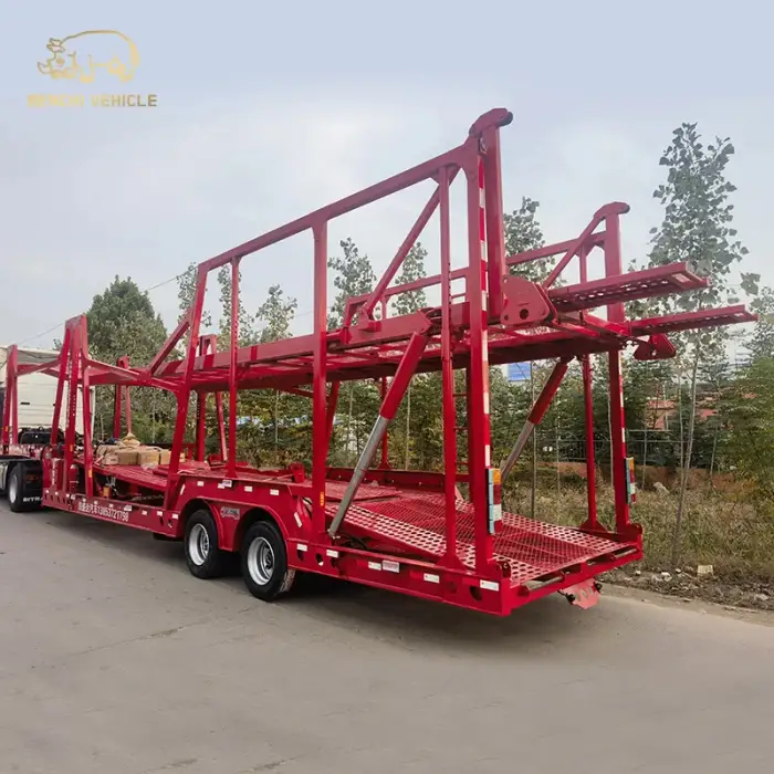 Automatic Transport Trailers Car Carrying Carrier Truck Transporter Trailer