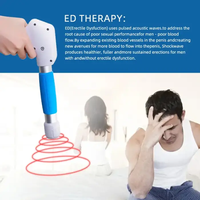 ESWT Physiotherapy Equipment Medical Pain Relief ed Radial and Focused Pneumatic Shockwave Therapy Machine