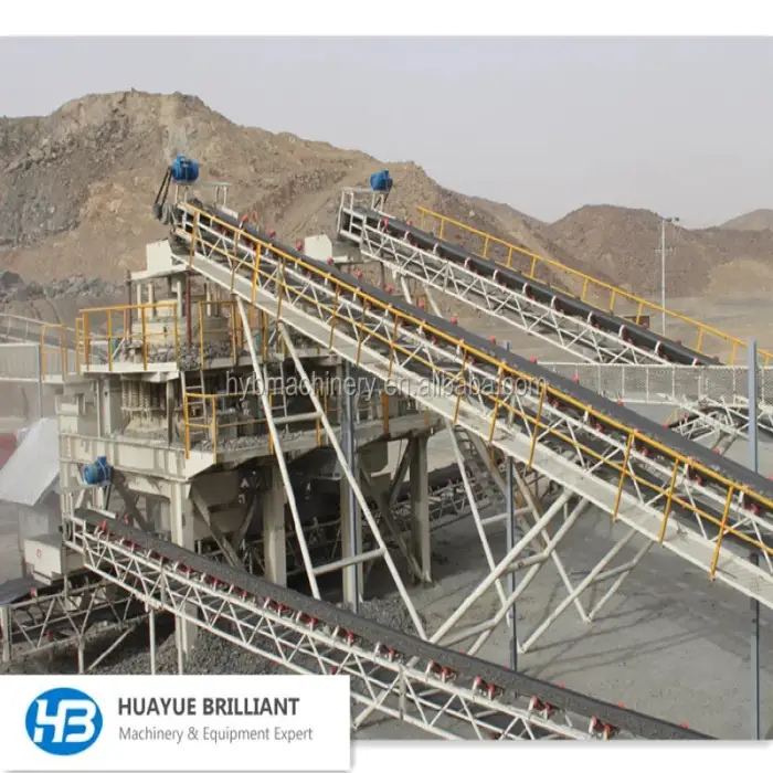 Aggregate Processing Plant Mining Machinery Quarry Crushing Line Stone Ore Rock Granite Limestone Crusher Plant