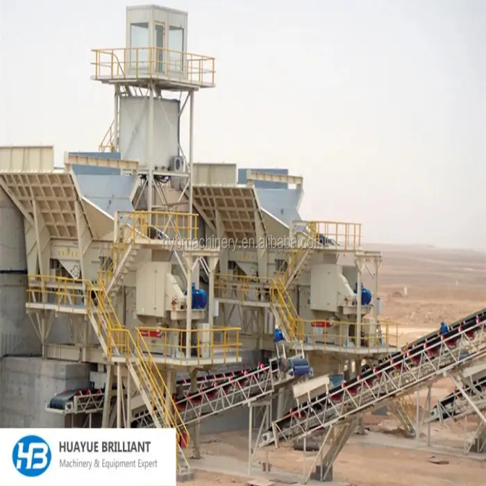 Aggregate Processing Plant Mining Machinery Quarry Crushing Line Stone Ore Rock Granite Limestone Crusher Plant