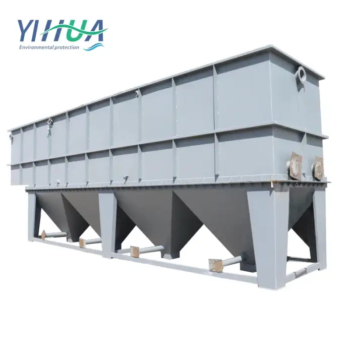 Waste Water Clarifier Solid-Liquid Separator Inclined Plate Lamella Conical Clarifier Settling Tank