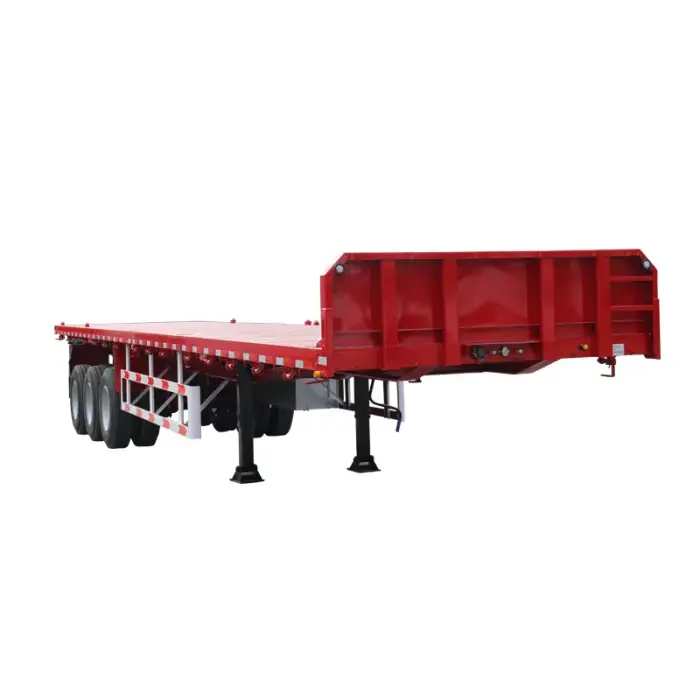 Container Trucks And Trailer 40 Foot Container Triaxle Trailer One Axle Container Trailer