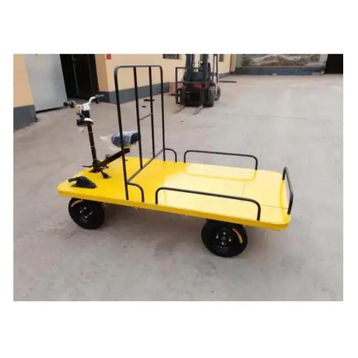 Electric flatbed transportation cart 1 ton electric flatbed transport car