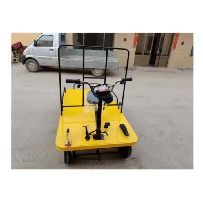 Electric flatbed transportation cart 1 ton electric flatbed transport car