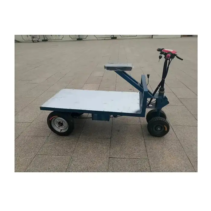 Electric flatbed transportation cart 1 ton electric flatbed transport car