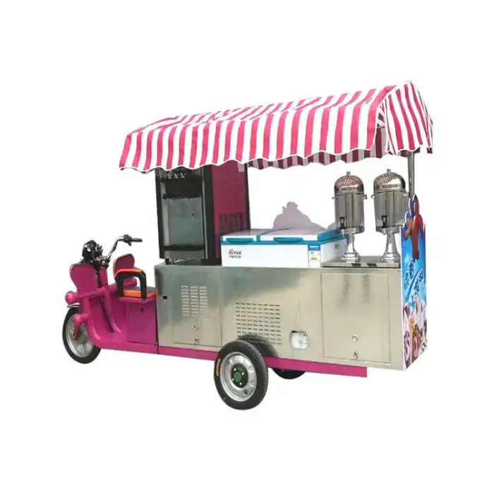 Popular ice cream cart food trucks coffee shop