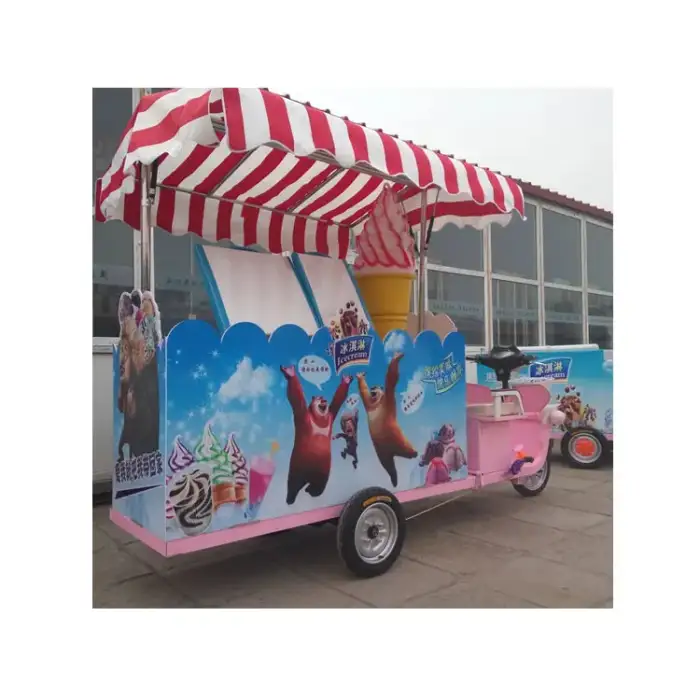 Popular ice cream cart food trucks coffee shop