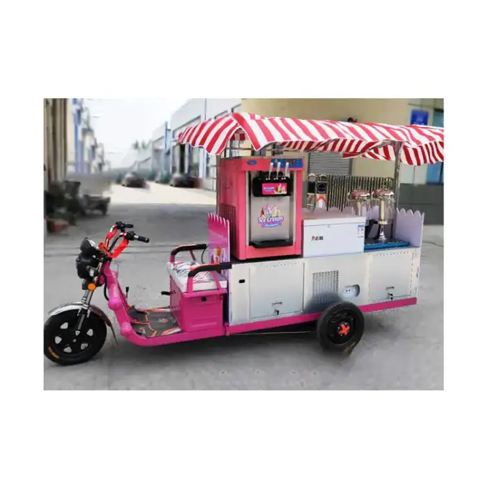 Popular ice cream cart food trucks coffee shop