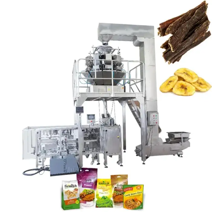 New Arrival Dual Doypack Easy Operation Pet Food,Animal Food, Granule Premade Pouch Packing Machine