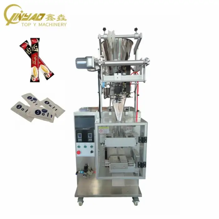 Small Automatic Cup Dosing Rear Sealed Stick Pack Coffee Sugar Sachet Packing Machine