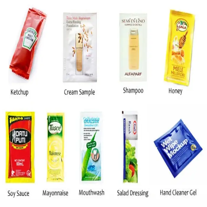 Liquid three-sided yoghurt pouch papaya beverage juice filling and packing machine for shampoo